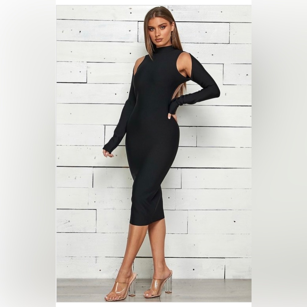Shop Michella Bodycon small black dress